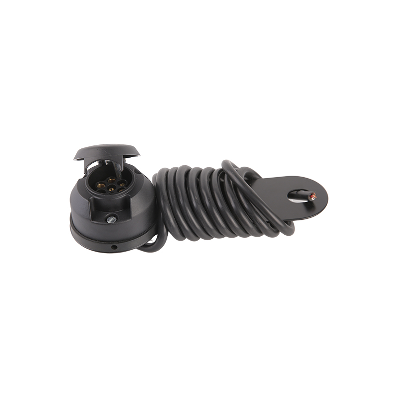 مقبس بلاستيكي 7Pin مع لوحة معدنية JH010-A