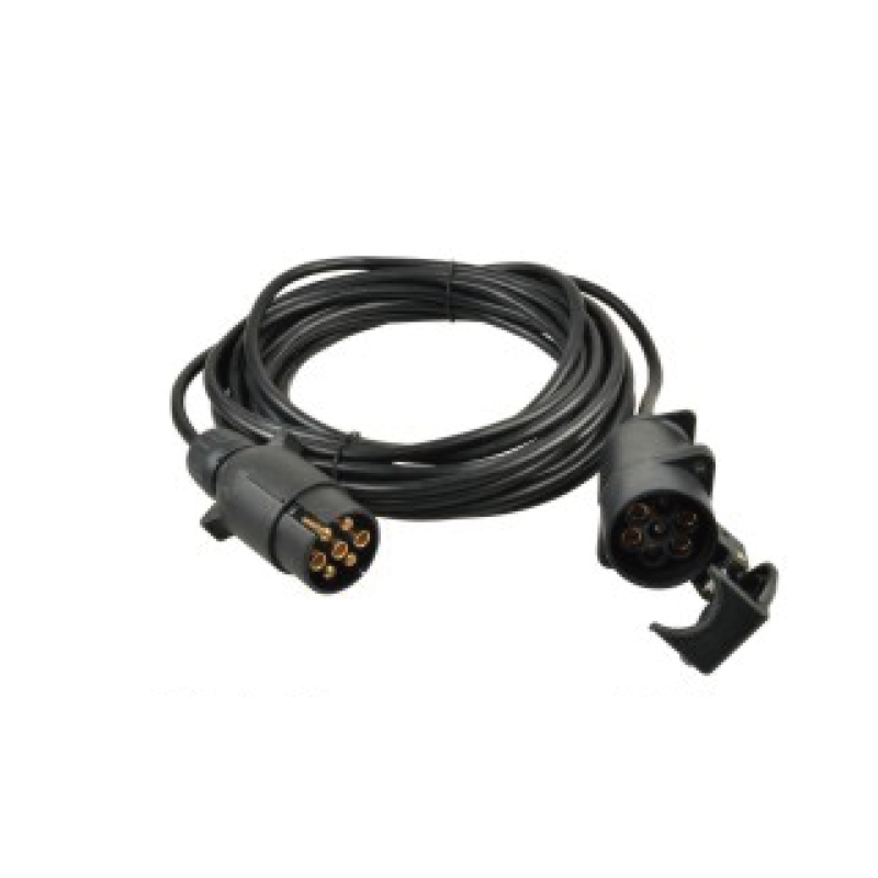 ملف مستقيم PVC ذو 7 أقطاب، مقابس، JH006-A وJH014، طول الكابل 1 م، 2 م، 3 م ..... JH022